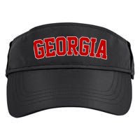 Georgia State Retro Adult Drive Performance Visor