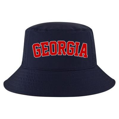 Georgia State Retro Cool Comfort Performance Bucket Hat