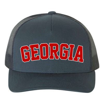 Georgia State Retro Yupoong Adult 5-Panel Trucker Hat