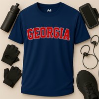 Georgia State Retro Cooling Performance Crew T-Shirt