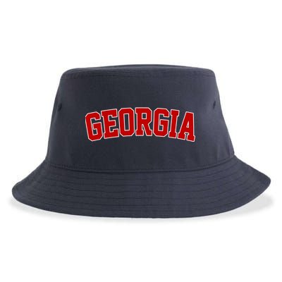 Georgia State Retro Sustainable Bucket Hat