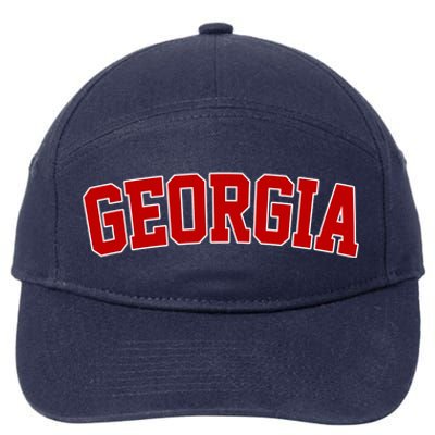 Georgia State Retro 7-Panel Snapback Hat