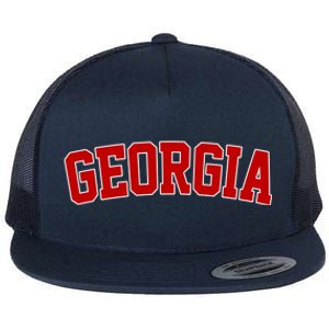 Georgia State Retro Flat Bill Trucker Hat