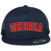 Georgia State Retro Flat Bill Trucker Hat