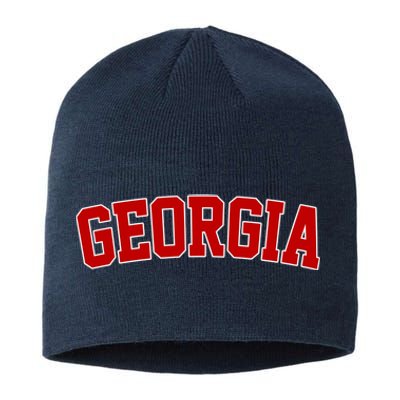 Georgia State Retro Sustainable Beanie