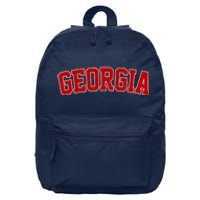 Georgia State Retro 16 in Basic Backpack