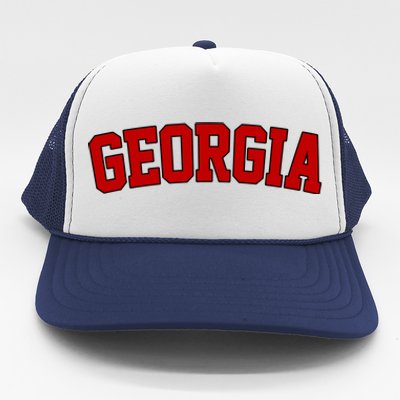 Georgia State Retro Trucker Hat