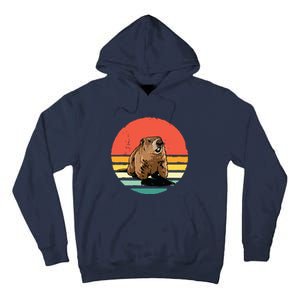 Groundhog Shirts Retro Style Rodent Animal Groundhogs Day Tall Hoodie