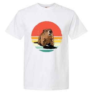 Groundhog Shirts Retro Style Rodent Animal Groundhogs Day Garment-Dyed Heavyweight T-Shirt