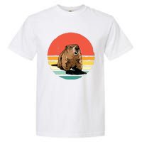 Groundhog Shirts Retro Style Rodent Animal Groundhogs Day Garment-Dyed Heavyweight T-Shirt