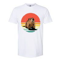 Groundhog Shirts Retro Style Rodent Animal Groundhogs Day Softstyle CVC T-Shirt