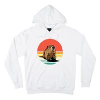 Groundhog Shirts Retro Style Rodent Animal Groundhogs Day Hoodie