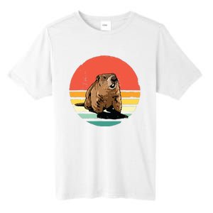 Groundhog Shirts Retro Style Rodent Animal Groundhogs Day Tall Fusion ChromaSoft Performance T-Shirt