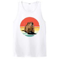 Groundhog Shirts Retro Style Rodent Animal Groundhogs Day PosiCharge Competitor Tank