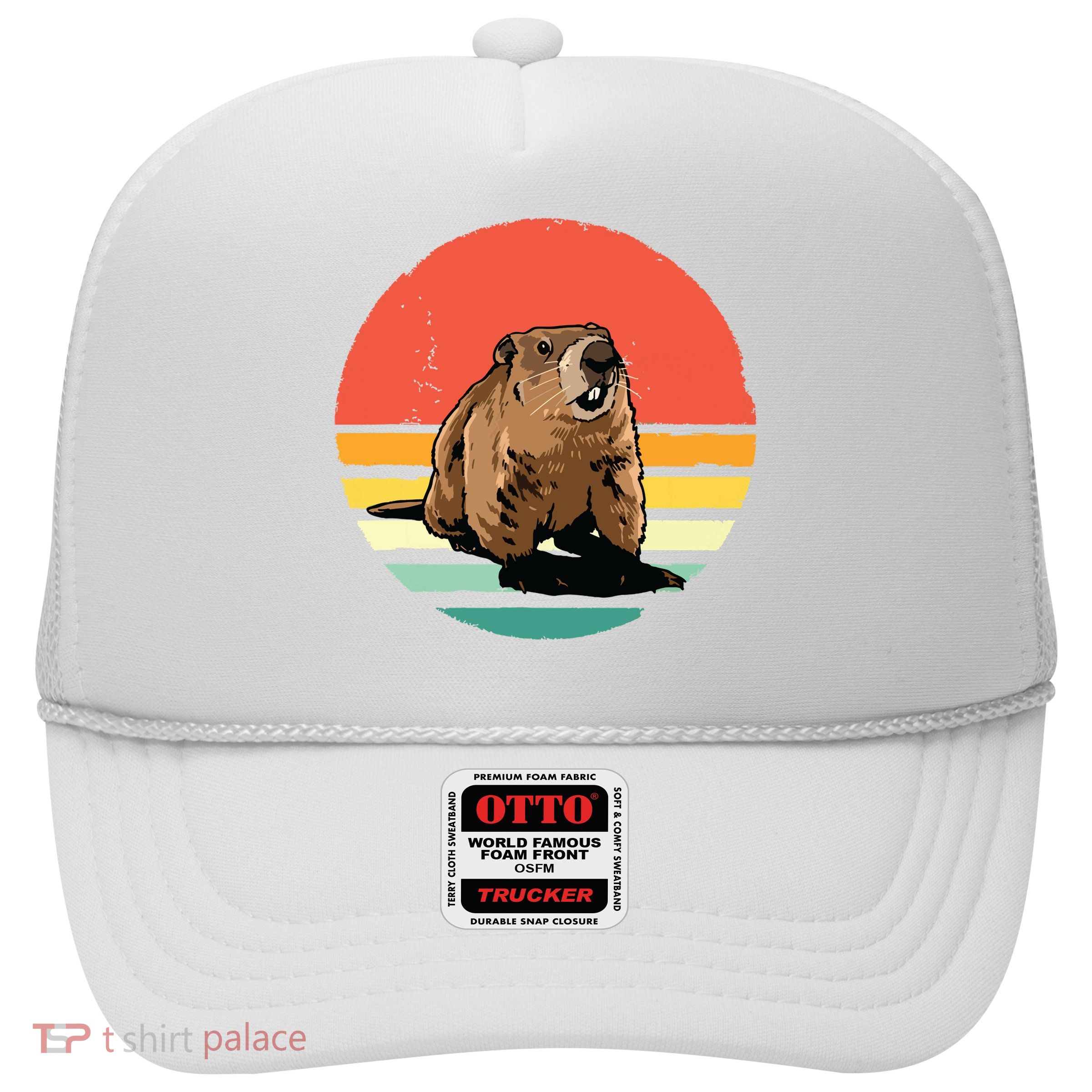 Groundhog Shirts Retro Style Rodent Animal Groundhogs Day Trucker Hat