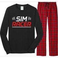 Gaming Simulation Racer Car Race Sim Racing Long Sleeve Pajama Set