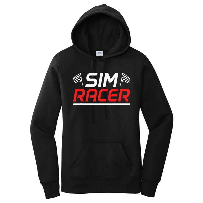 Gaming Simulation Racer Car Race Sim Racing Women's Pullover Hoodie