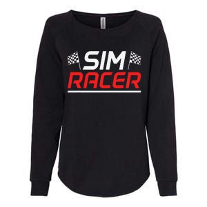 Gaming Simulation Racer Car Race Sim Racing Womens California Wash Sweatshirt