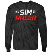 Gaming Simulation Racer Car Race Sim Racing Tie-Dye Long Sleeve Shirt