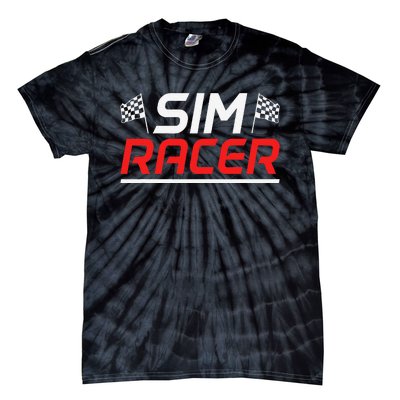 Gaming Simulation Racer Car Race Sim Racing Tie-Dye T-Shirt