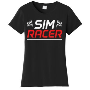 Gaming Simulation Racer Car Race Sim Racing Women's T-Shirt