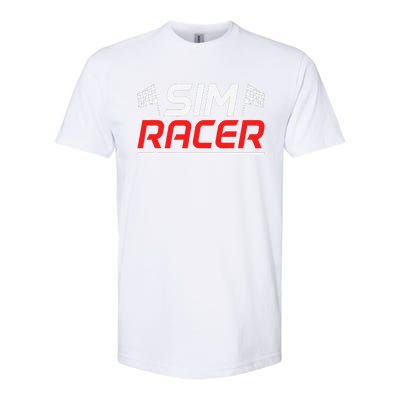 Gaming Simulation Racer Car Race Sim Racing Softstyle CVC T-Shirt