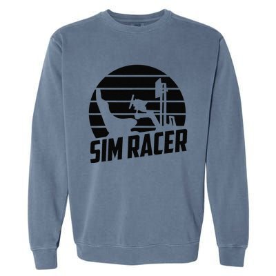 Gaming Simulation Racer Race Car Sim Racing Garment-Dyed Sweatshirt