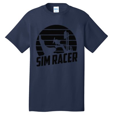 Gaming Simulation Racer Race Car Sim Racing Tall T-Shirt