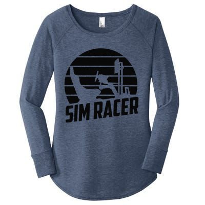 Gaming Simulation Racer Race Car Sim Racing Women's Perfect Tri Tunic Long Sleeve Shirt