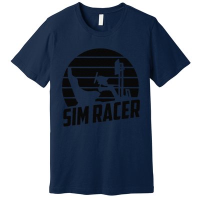 Gaming Simulation Racer Race Car Sim Racing Premium T-Shirt