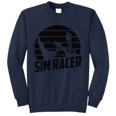 Gaming Simulation Racer Race Car Sim Racing Tall Sweatshirt