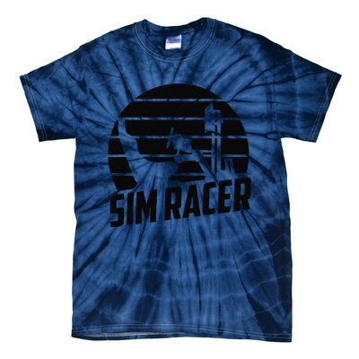 Gaming Simulation Racer Race Car Sim Racing Tie-Dye T-Shirt