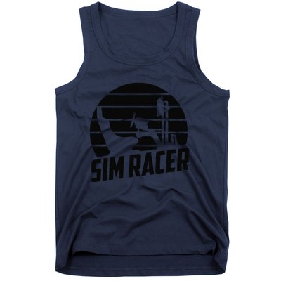 Gaming Simulation Racer Race Car Sim Racing Tank Top