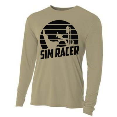 Gaming Simulation Racer Race Car Sim Racing Cooling Performance Long Sleeve Crew