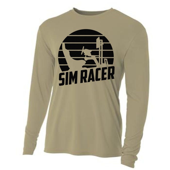 Gaming Simulation Racer Race Car Sim Racing Cooling Performance Long Sleeve Crew