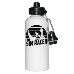 Gaming Simulation Racer Race Car Sim Racing Aluminum Water Bottle 