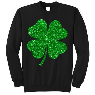 Glitter Shamrock St Patrick's Day Sweatshirt