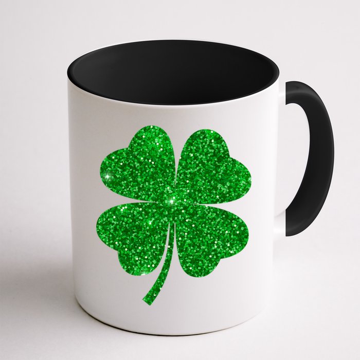 Glitter Shamrock St Patrick's Day Mug