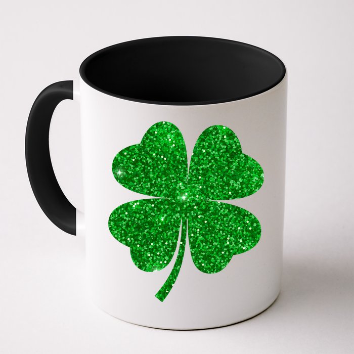 Glitter Shamrock St Patrick's Day Mug