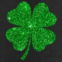 Glitter Shamrock St Patrick's Day 25L Jumbo Tote