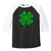 Glitter Shamrock St Patrick's Day Toddler Fine Jersey T-Shirt