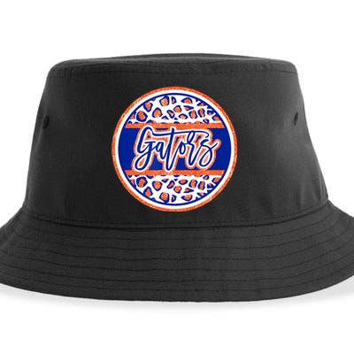 Gators School Sports Fan Team Spirit Mascot Heart Sustainable Bucket Hat