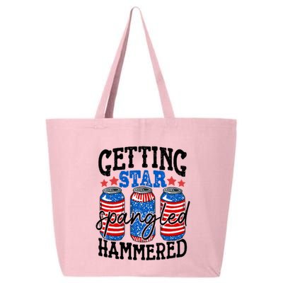 Getting Star Spangled Hammered Funny 4th Of July Patriotic Meaningful Gift 25L Jumbo Tote