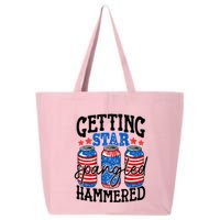 Getting Star Spangled Hammered Funny 4th Of July Patriotic Meaningful Gift 25L Jumbo Tote
