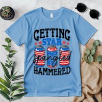Getting Star Spangled Hammered Funny 4th Of July Patriotic Meaningful Gift Premium T-Shirt