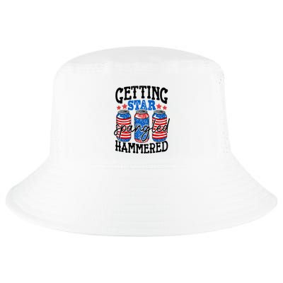 Getting Star Spangled Hammered Funny 4th Of July Patriotic Meaningful Gift Cool Comfort Performance Bucket Hat