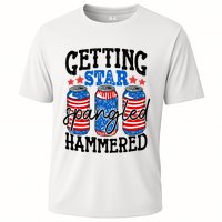 Getting Star Spangled Hammered Funny 4th Of July Patriotic Meaningful Gift Performance Shirt