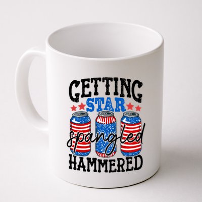 Getting Star Spangled Hammered Funny 4th Of July Patriotic Meaningful Gift Mug