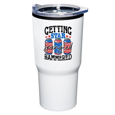 Getting Star Spangled Hammered Funny 4th Of July Patriotic Meaningful Gift Tumbler