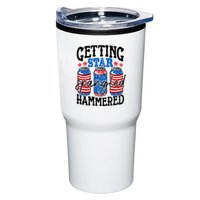 Getting Star Spangled Hammered Funny 4th Of July Patriotic Meaningful Gift Tumbler
